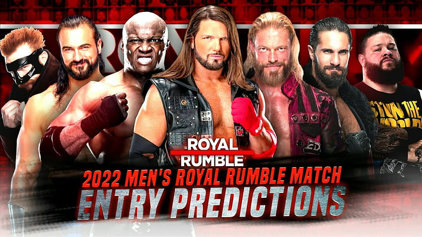 WWE Royal Rumble 2022 Men's Entry predictions HD wallpaper