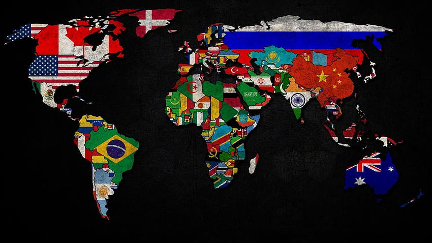 142 Mapa świata, mapa świata Tapeta HD