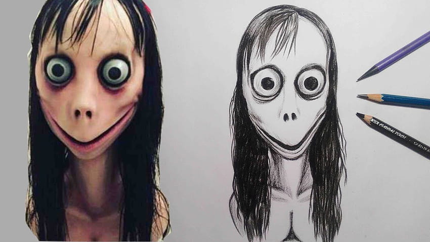 Momo Scary Face – ラブリースクリーン、怖いモモ 高画質の壁紙