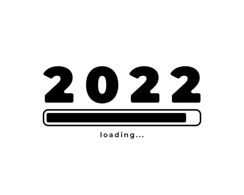 Loading bar for 2022 goal planning business concept, vector illustration for graphic design, flat style 3709478 Vector Art at Vecteezy, 2022 loading HD wallpaper