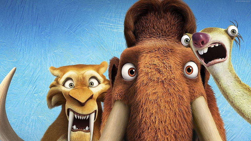 3k Ice Age 5: Collision Course, diego, manny, scrat, sid, mammoths, ice age  sid background HD wallpaper | Pxfuel
