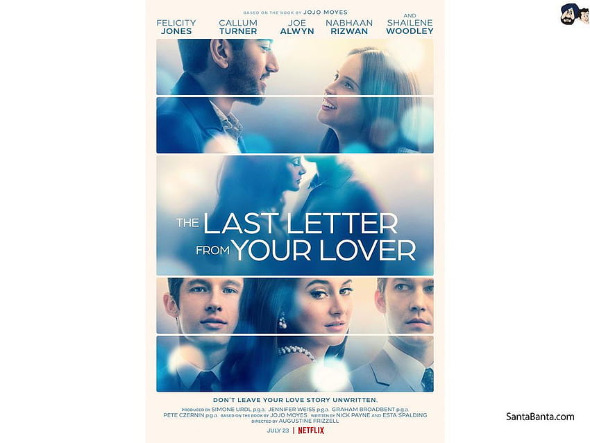 Netflix's American romantic drama film, 'The Last Letter from Your Lover', last letter from your lover netflix HD wallpaper