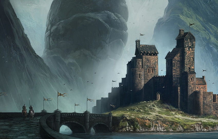 castle, Andreas Rocha, Homecoming, Myths & Monsters , section фантастика HD wallpaper