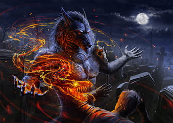 Werewolf by night hi-res stock photography and images - Alamy