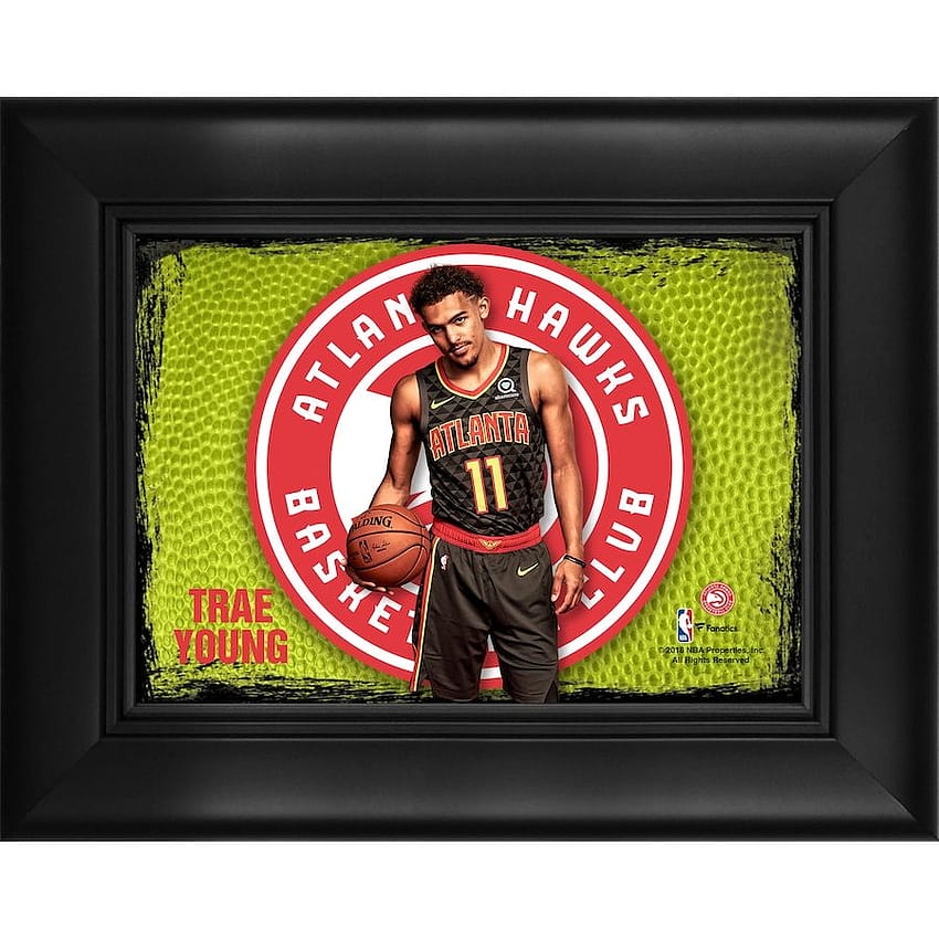 Atlanta Hawks Trae Young Fanatics Authentic Framed 5'' x 7'' Player Collage, trae young atlanta hawks nba HD phone wallpaper