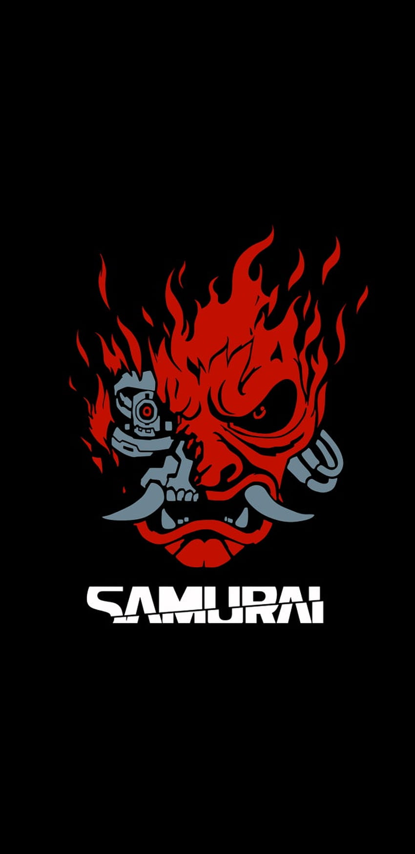 High resolution samurai logo for mobile devices . : r/cyberpunkgame HD phone wallpaper