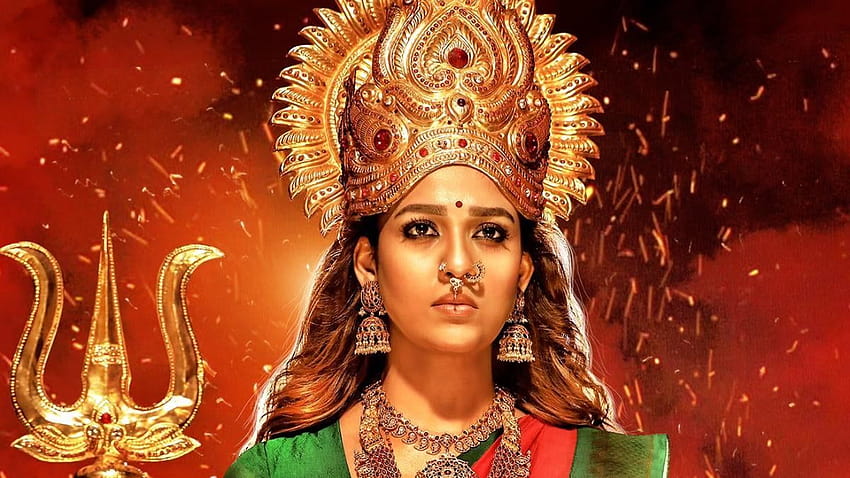 Mookuthi Amman: Nayanthara personifies Goddess Amman in new poster, mookuthi amman movie HD wallpaper