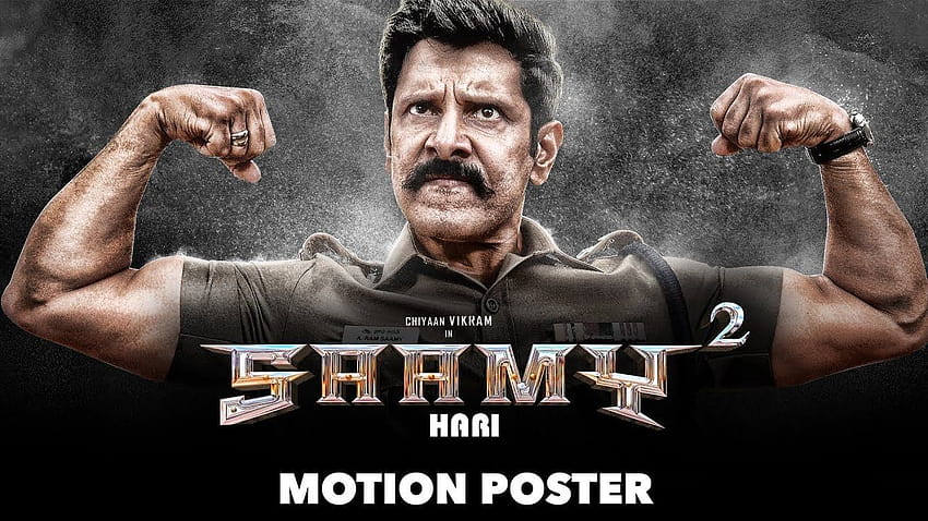 Saamy Square First Look motion poster: Chiyaan Vikram as cop HD wallpaper