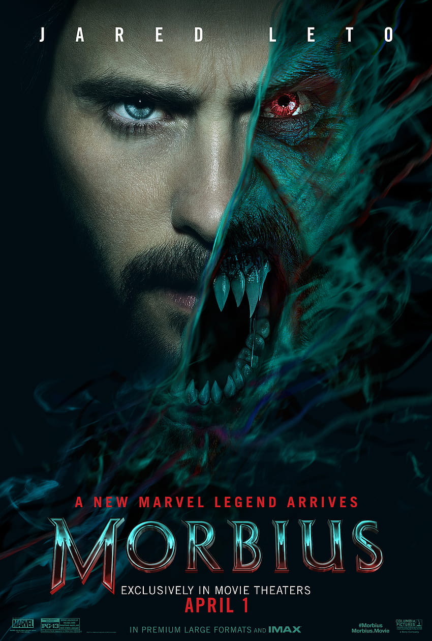Morbius, póster de películas de hollywood 2022 fondo de pantalla del teléfono