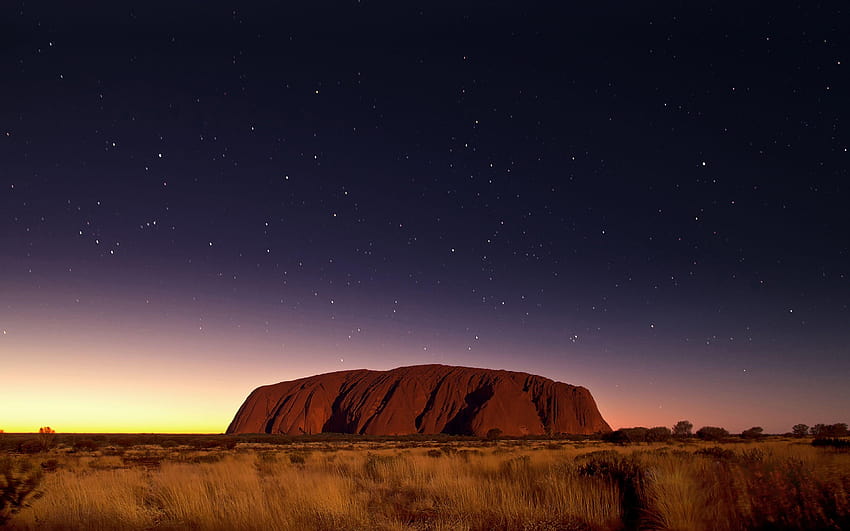 Ayers Rock, nightscapes, australian, uluru Wallpaper HD