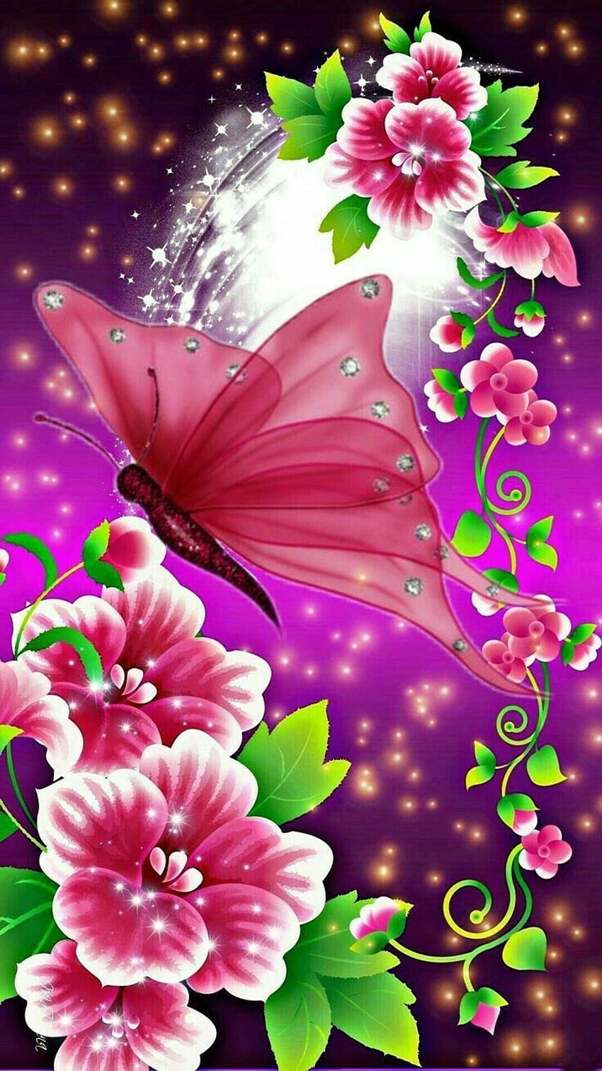Красива пеперуда, пеперуда за телефон HD тапет за телефон