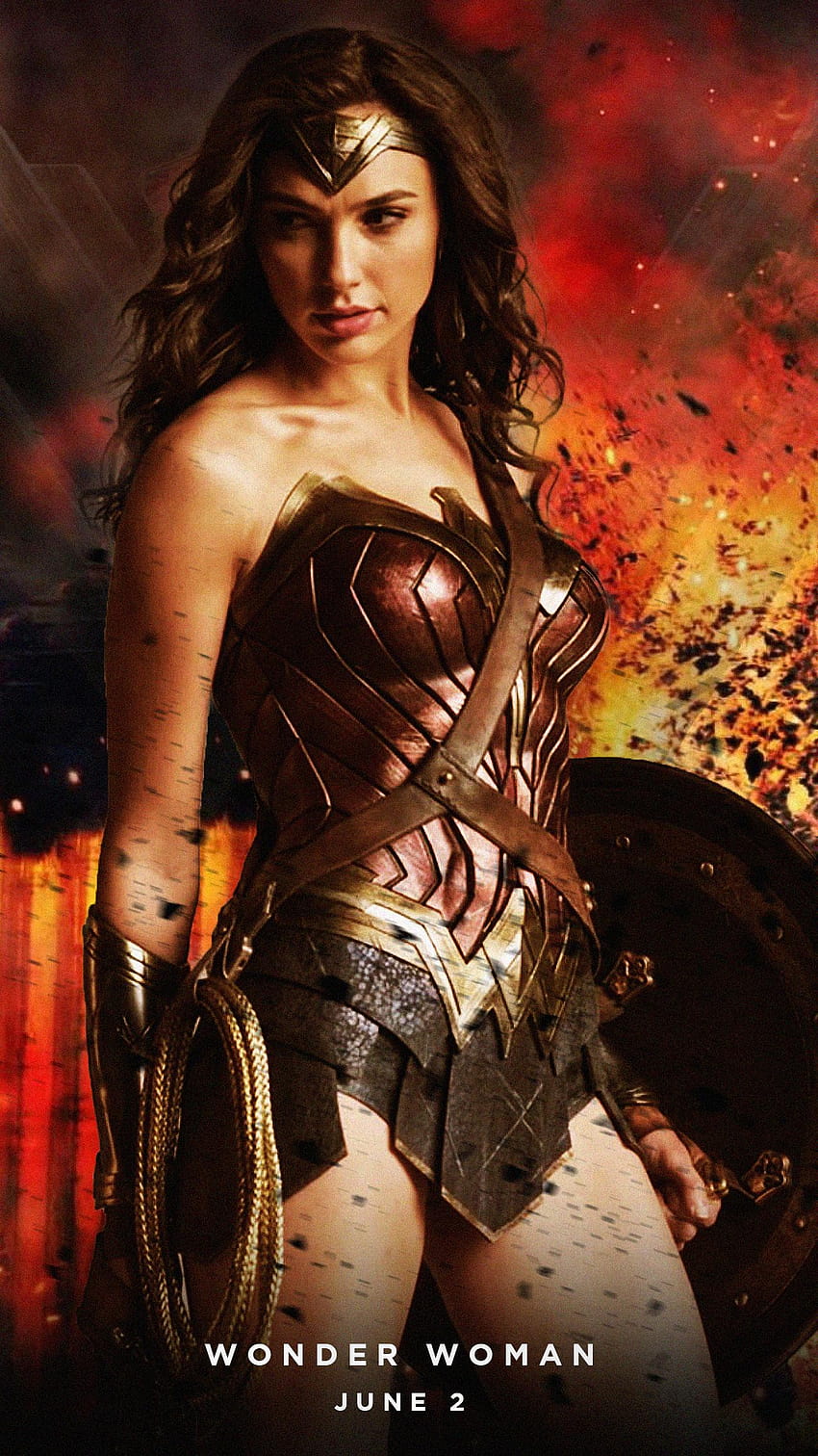 Póster de Wonder Woman: DC_Cinematic, póster de la película Wonder Woman fondo de pantalla del teléfono