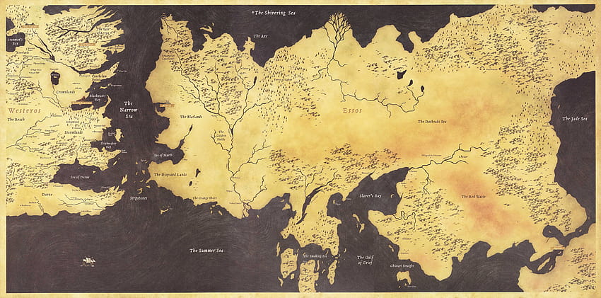 3 Gif della mappa di Game Of Thrones, mappa di Westeros Sfondo HD