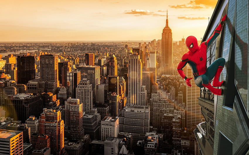 Размери: 2560x1600, Spiderman 2018 75 пиксела 1920x1080 Spider Man Game Wal…, Ню Йорк Спайдърмен HD тапет