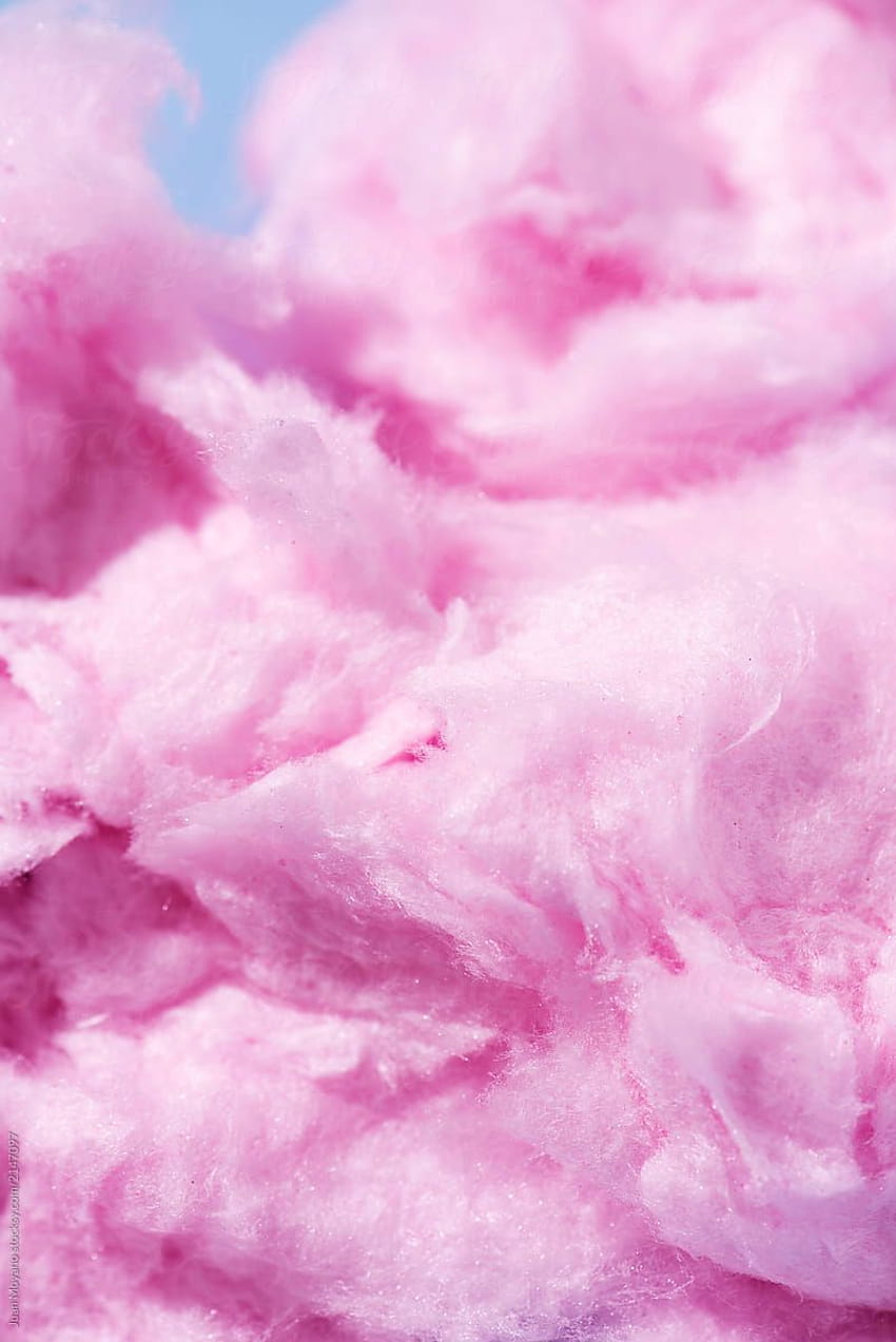cotton candy by Juan Moyano for Stocksy United, pink candy HD phone wallpaper