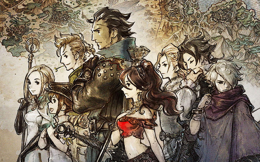 Octopath Traveler и Mobile / SwitchRPG HD тапет