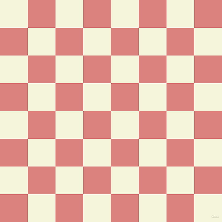 Beige and Sea Pink checkers chequered checkered squares seamless HD phone wallpaper
