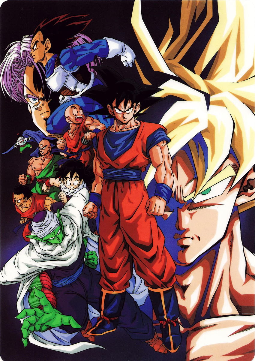 Dragon Ball Z Son Goku Portrait Display Matte Finish Poster Paper