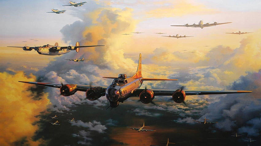 Aircraft military bomber world war ii, ww2 aircraft HD wallpaper