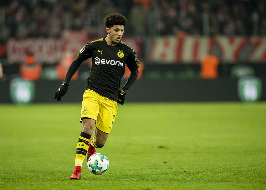 Jadon Sancho vivendo o 'sonho' no Borussia Dortmund papel de parede HD