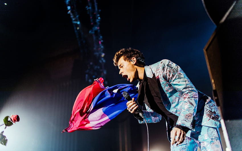 Harry Styles embarks on a beautiful musical journey at the Hammersmith Apollo, harry styles macbook HD wallpaper