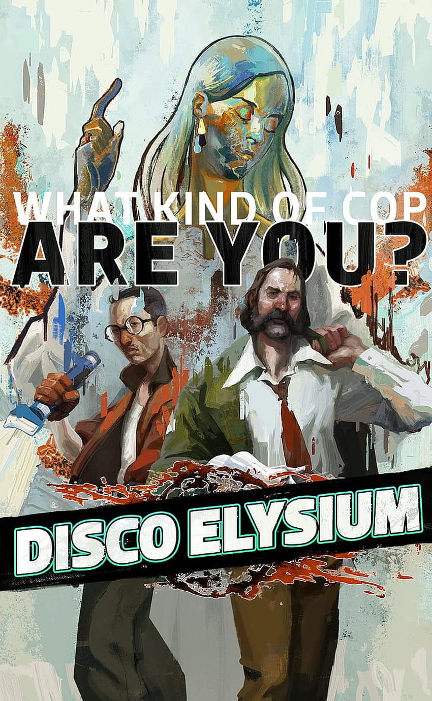 : Disco Elysium, cover art, game logo HD phone wallpaper