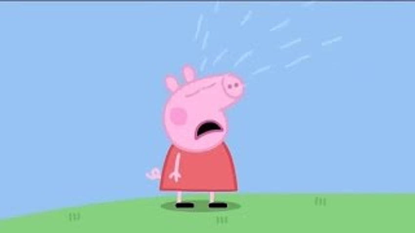 George Pig Crying [Peppa Pig], Peppa Pig che piange Sfondo HD