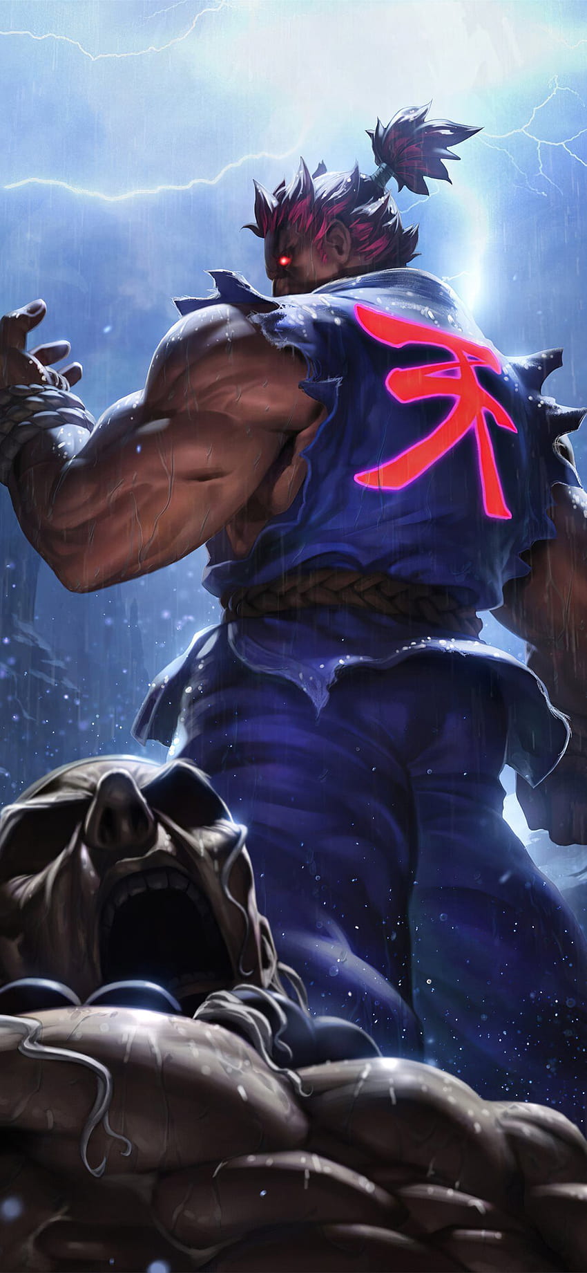 akuma street fighter game iPhone X, iphone game HD phone wallpaper