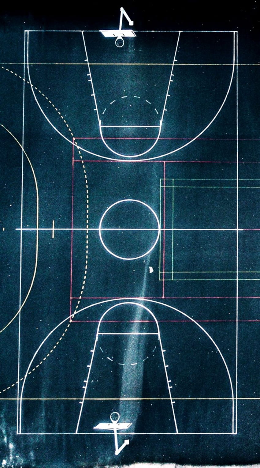 Basketball Court Nababan [844x1517] für Ihr Handy und Tablet, Neon-Basketball HD-Handy-Hintergrundbild