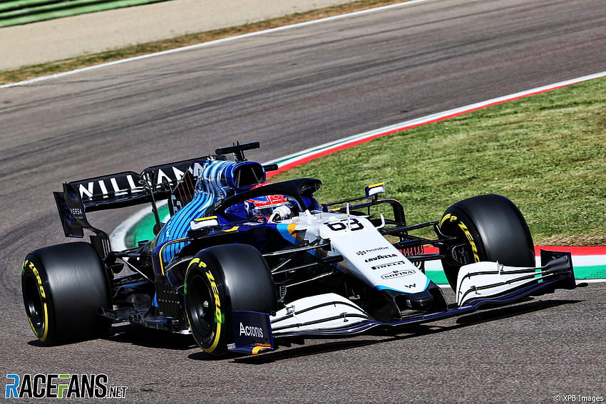 George Russell, Williams, Imola, 2021 · RaceFans, george russell 2021 Sfondo HD
