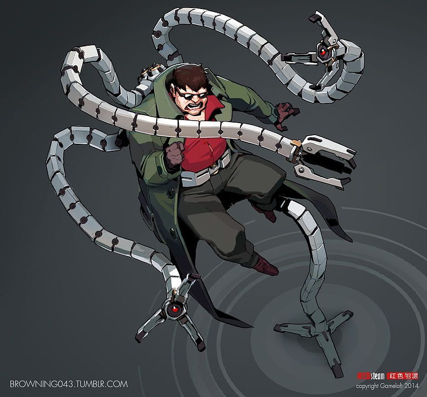Spiderman Unlimited, Andre Mealha, doctor octopus marvel comics HD wallpaper