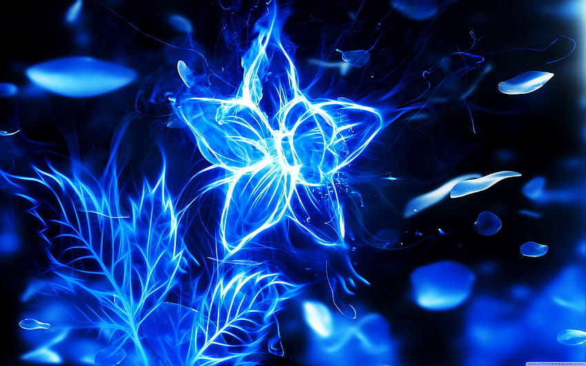 Blue Fire Flower ❤ for Ultra TV、ブルーファイア 高画質の壁紙 | Pxfuel