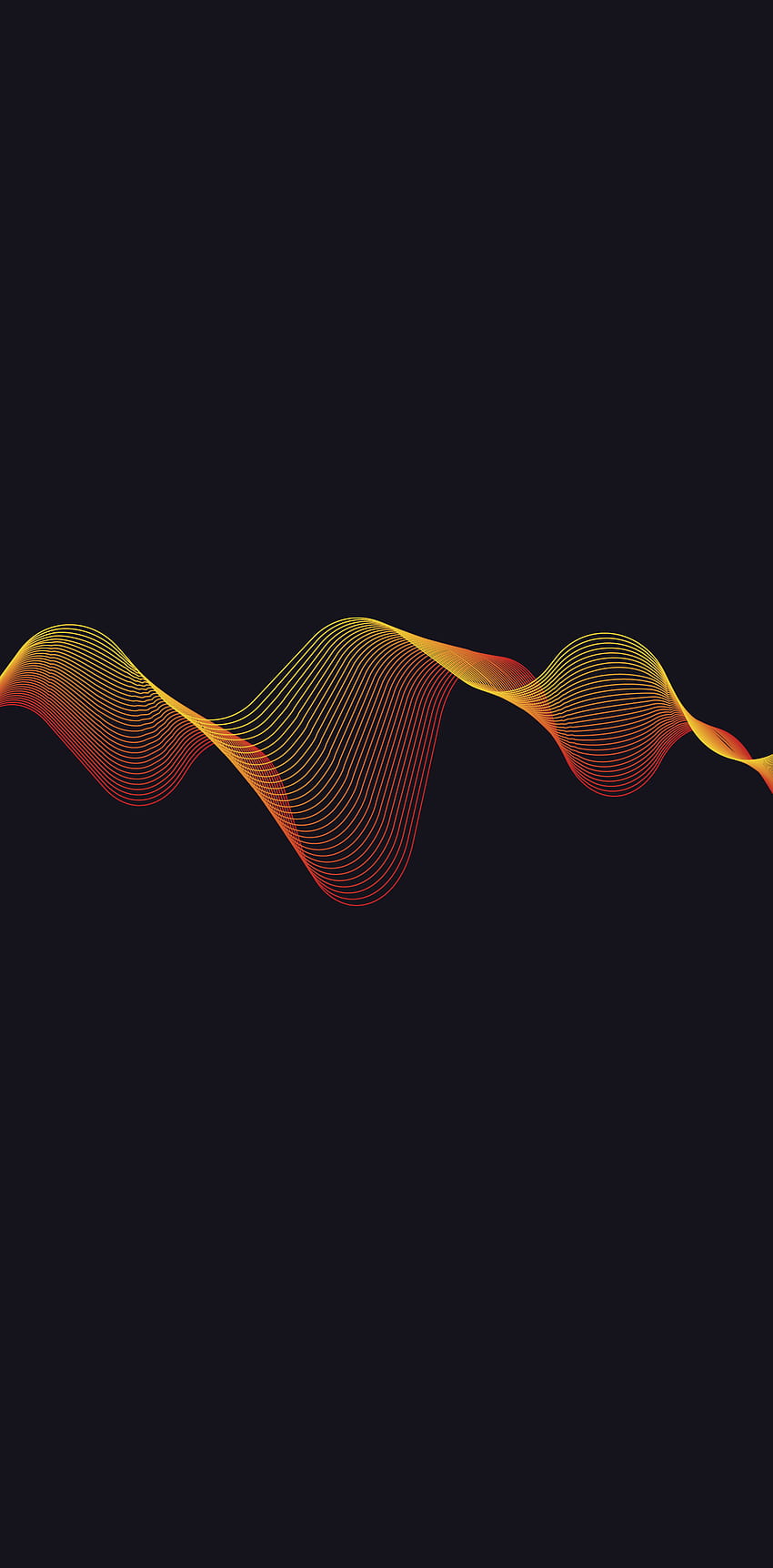 Forma de onda colorida para iPhone fondo de pantalla del teléfono
