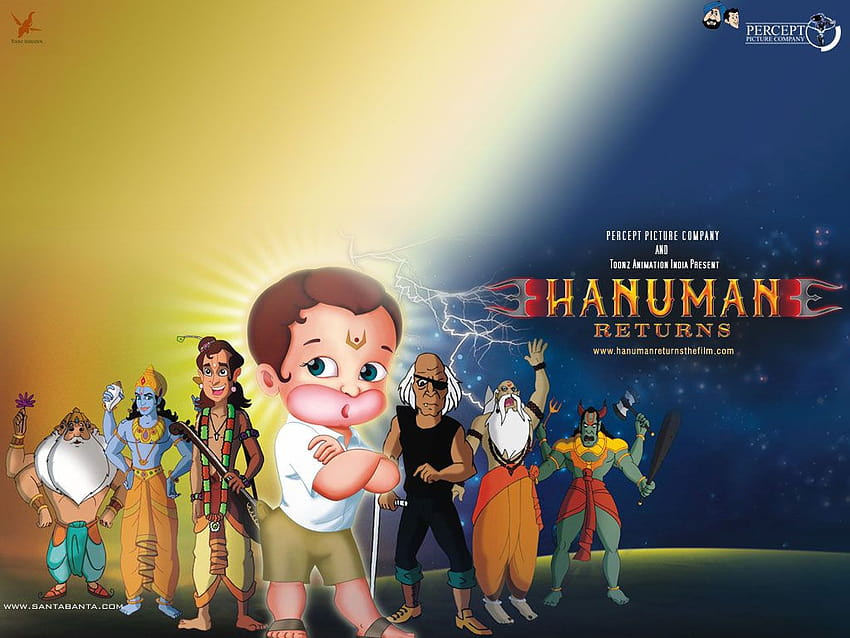 Return of Hanuman Cartoons HD wallpaper