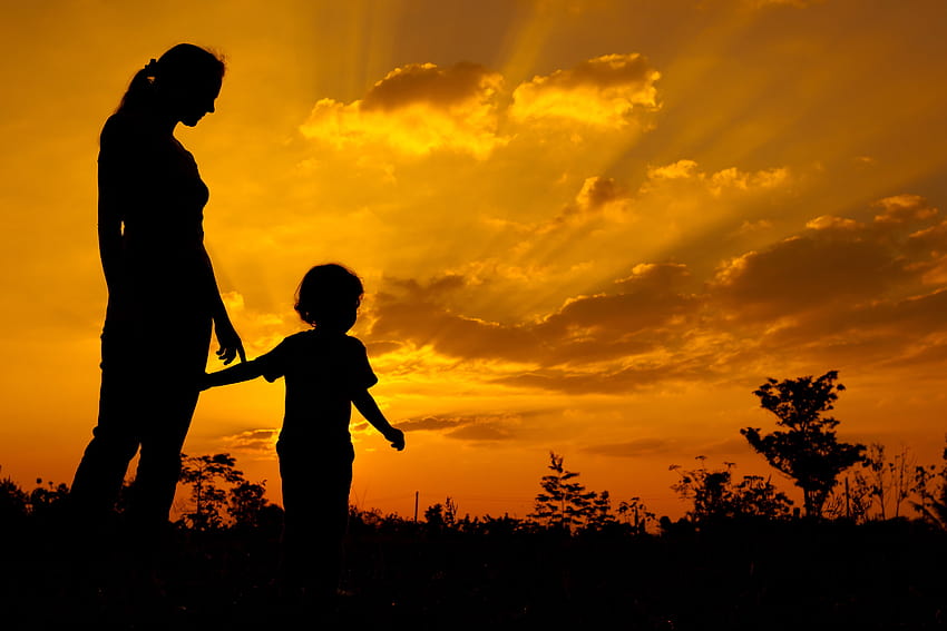 Mom And Son, mother and child HD wallpaper