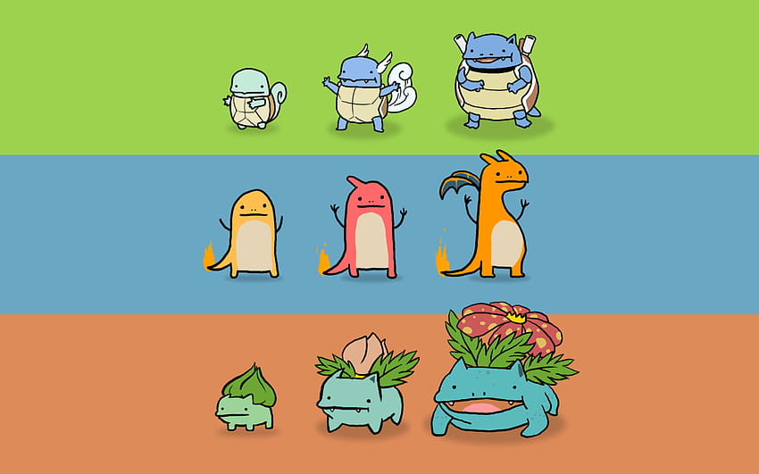 Easily the best drawing of the starters from and pokemon red and blue HD wallpaper Pxfuel