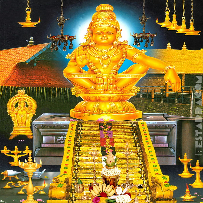 Ayyappa Swamy, sabarimala temple HD phone wallpaper | Pxfuel