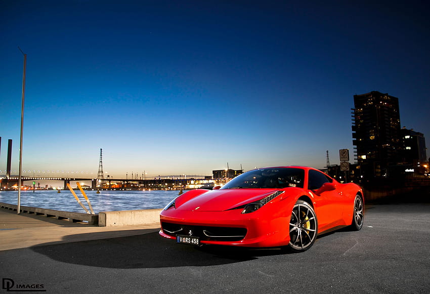 Supreme Ferrari, carros, countryside, HD phone wallpaper