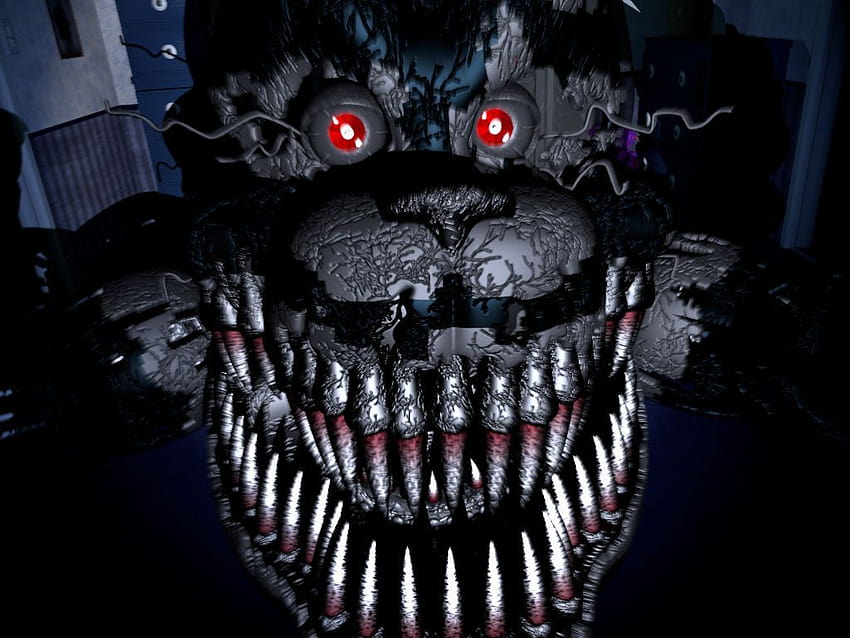 Nightmare Jumpscare autorstwa EndyArts, przerażający skok Tapeta HD