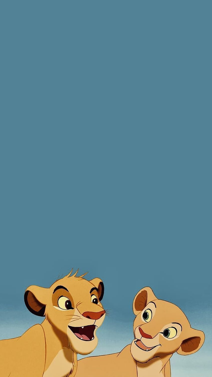 Simba y Nala fondo de pantalla del teléfono
