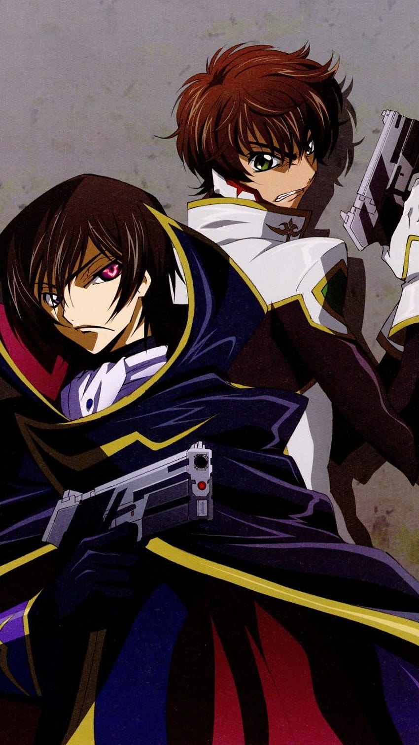 Smile Form Friends Art Code Geass Braids Lelouch Lamperouge Takahiro Himura Suzaku