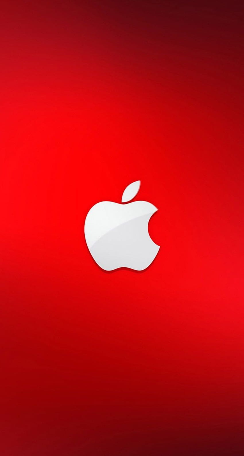 Червено бяло синьо лого на Apple, лого на iphone синьо червено HD тапет за телефон