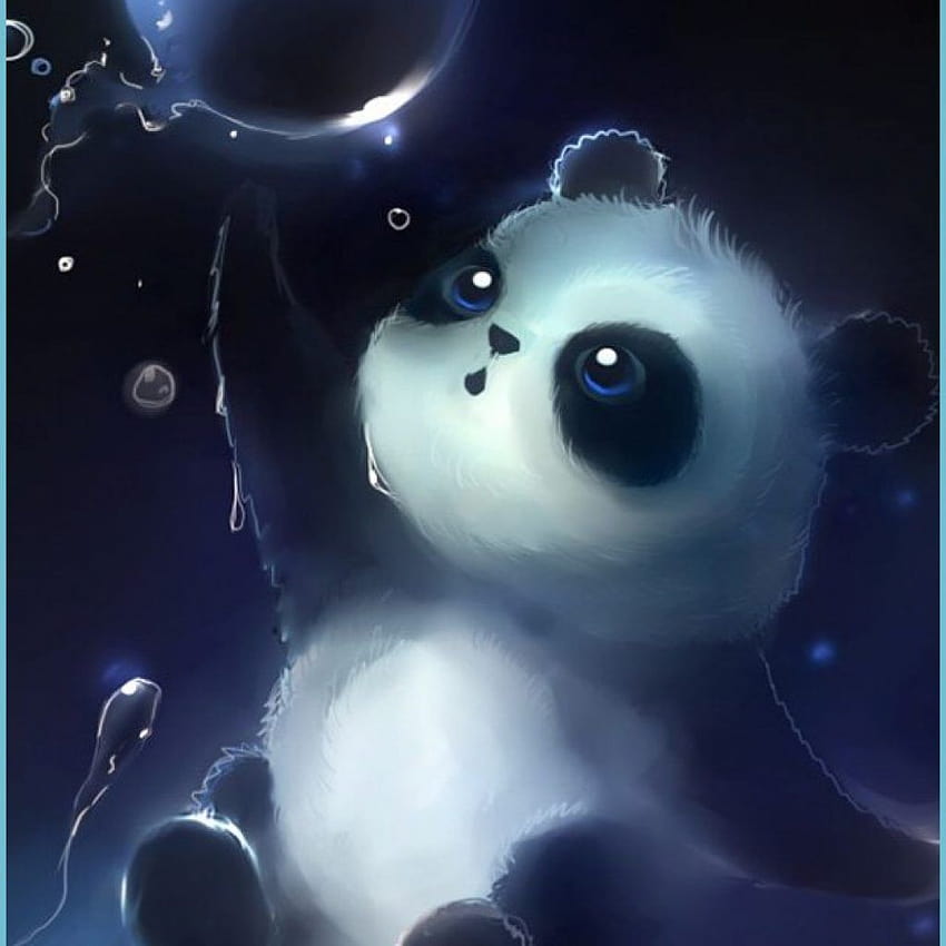 Blue Panda Panda , Cute panda , Panda, aesthetic panda blue HD phone  wallpaper | Pxfuel