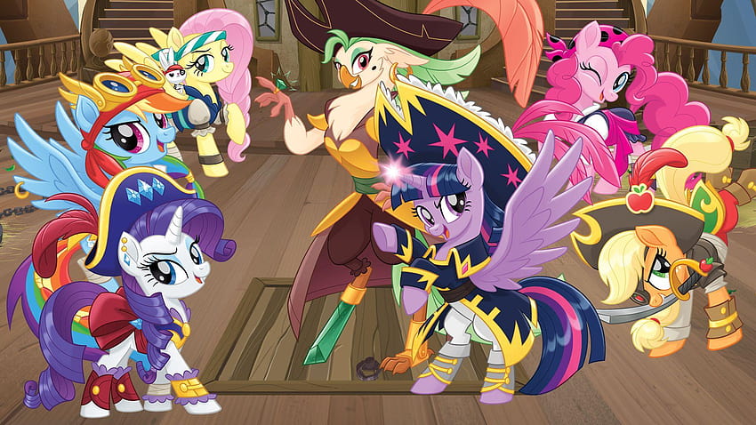 My Little Pony The Movie with pirates ponies HD wallpaper