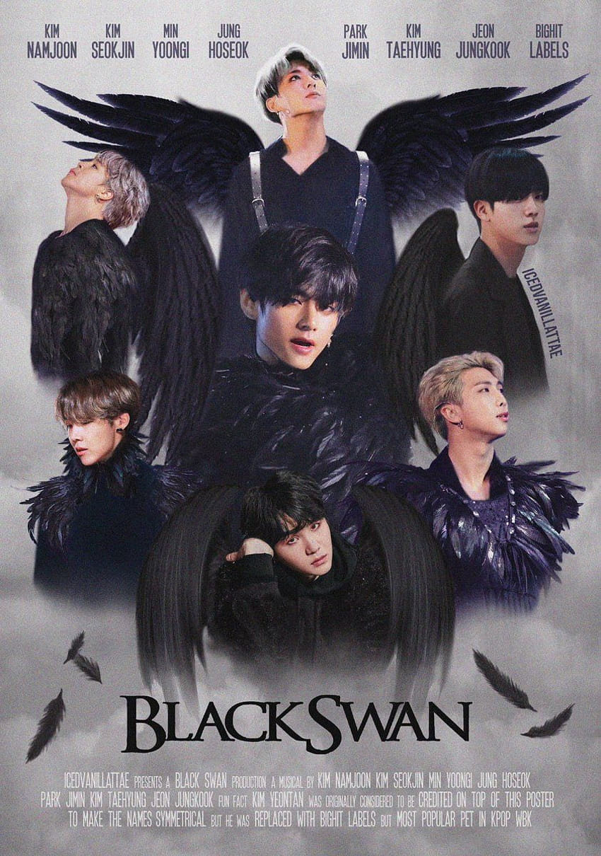 1 BTS, jimin black swan HD phone wallpaper