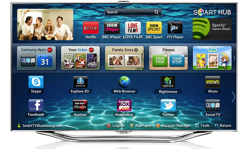 Samsung & LG Smart TV HD wallpaper