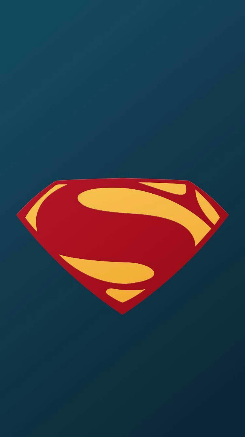 Man of Steel, logo superman HD phone wallpaper