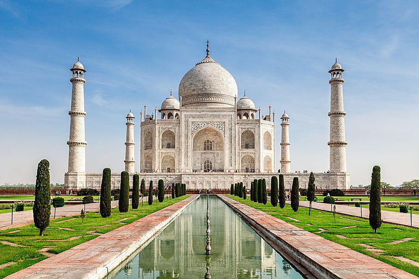 Mosquée Taj Mahal Agra Inde Uttar Pradesh, taj mahal agra Fond d'écran HD