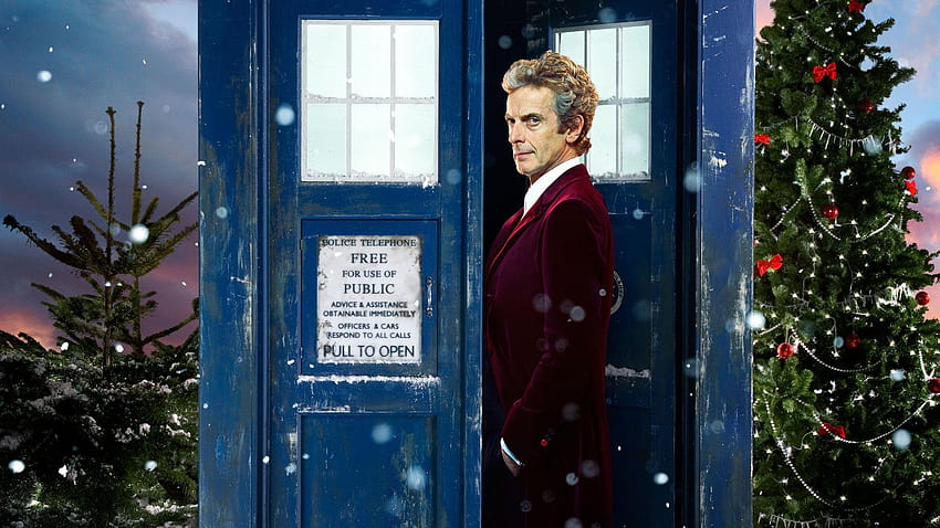A Doctor Who Christmas featuring Peter Capaldi as the HD wallpaper