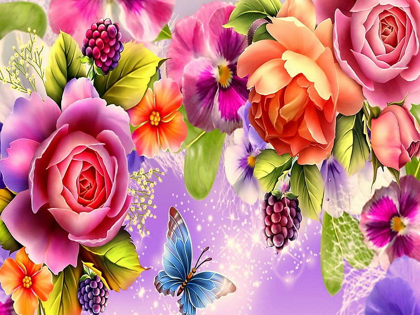 1920x1080px, 1080P Free download | Flowers: Admiring Flower Colorful ...